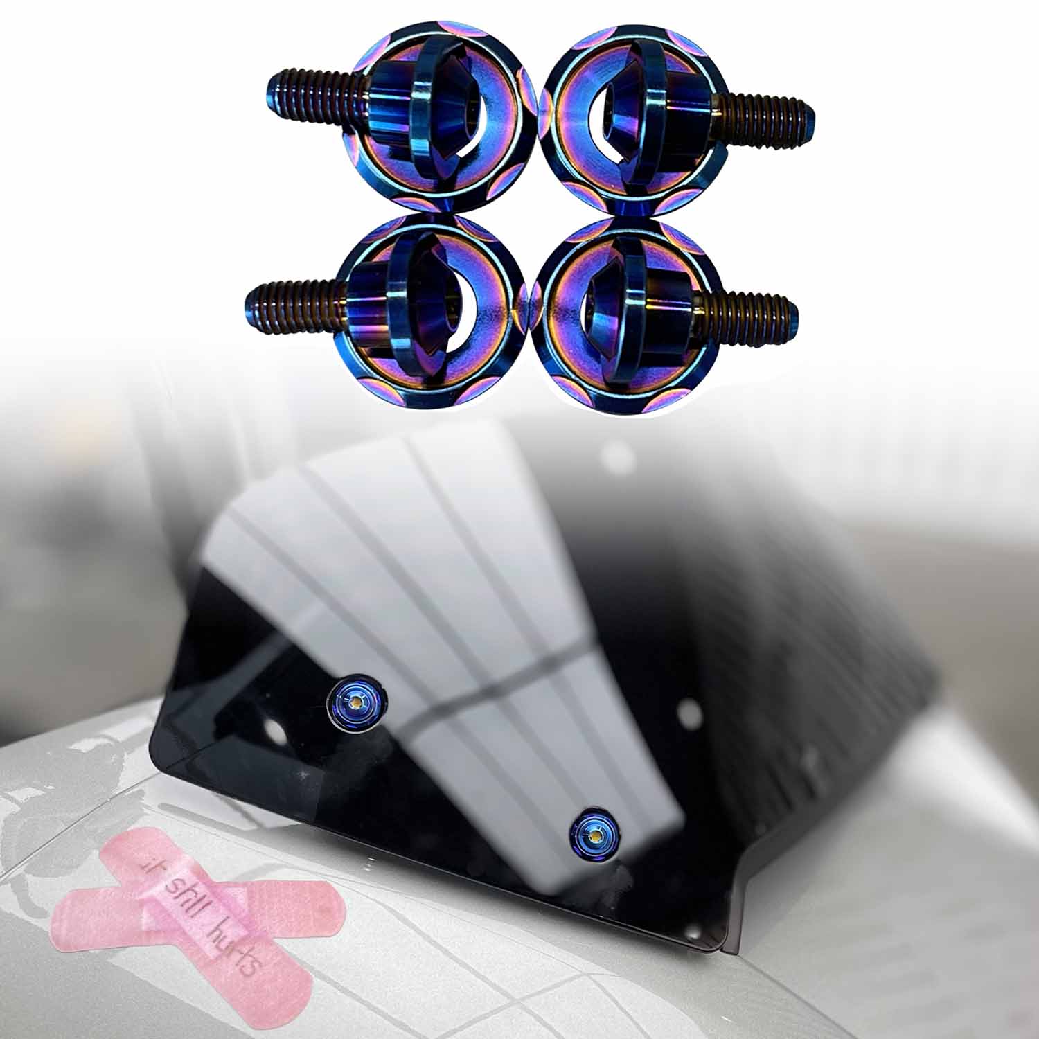 Motorcycle Titanium Fairing Bolts | Harley Touring 2024-after 121/117 Road Glide Street Glide/CVO/CVO ST, 2023 121CVO Road Glide Street Glide