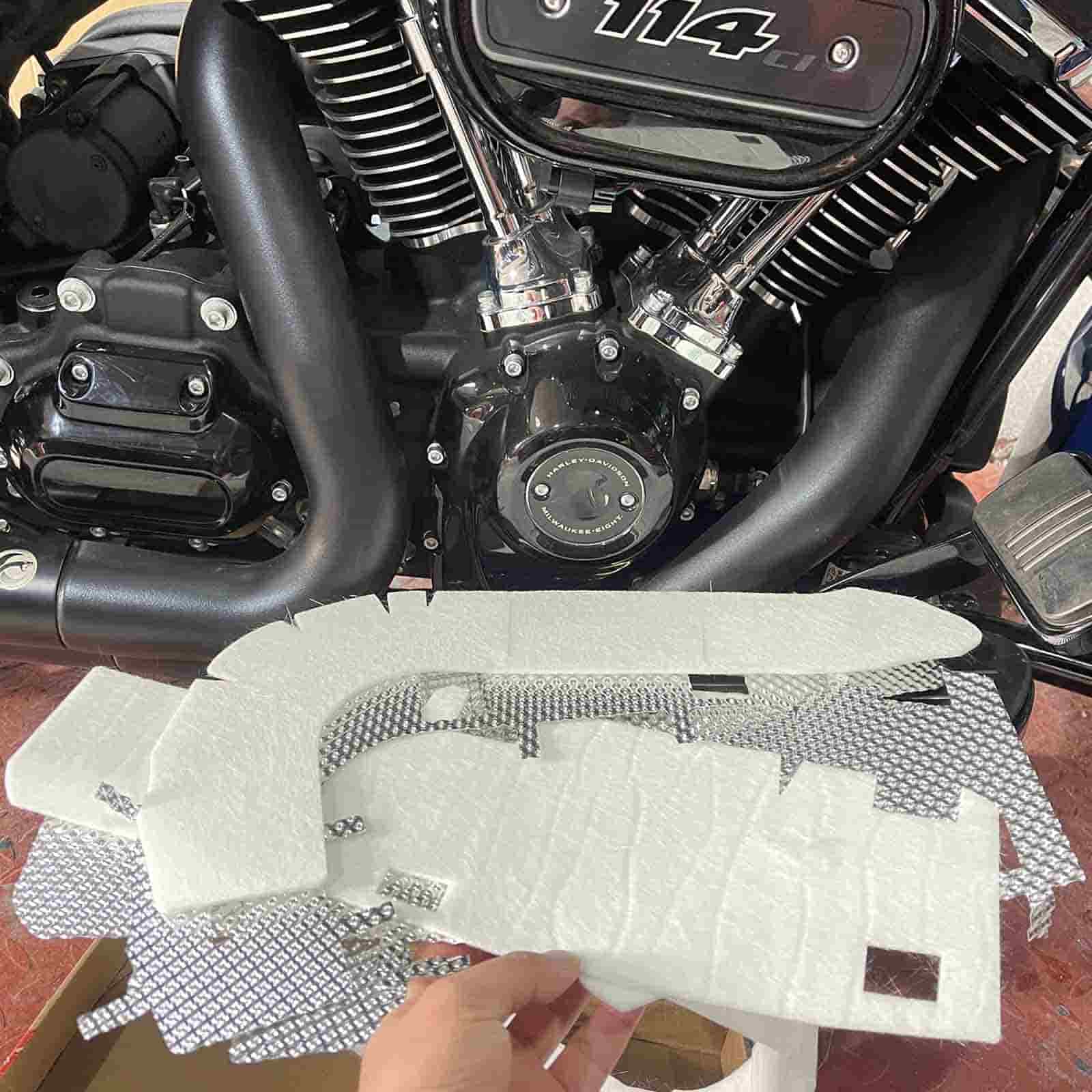 Harley Front Exhaust Heat Shield Liner | 2017-2024 Touring Road King Road Glide Street Glide Electra Glide - Image 3