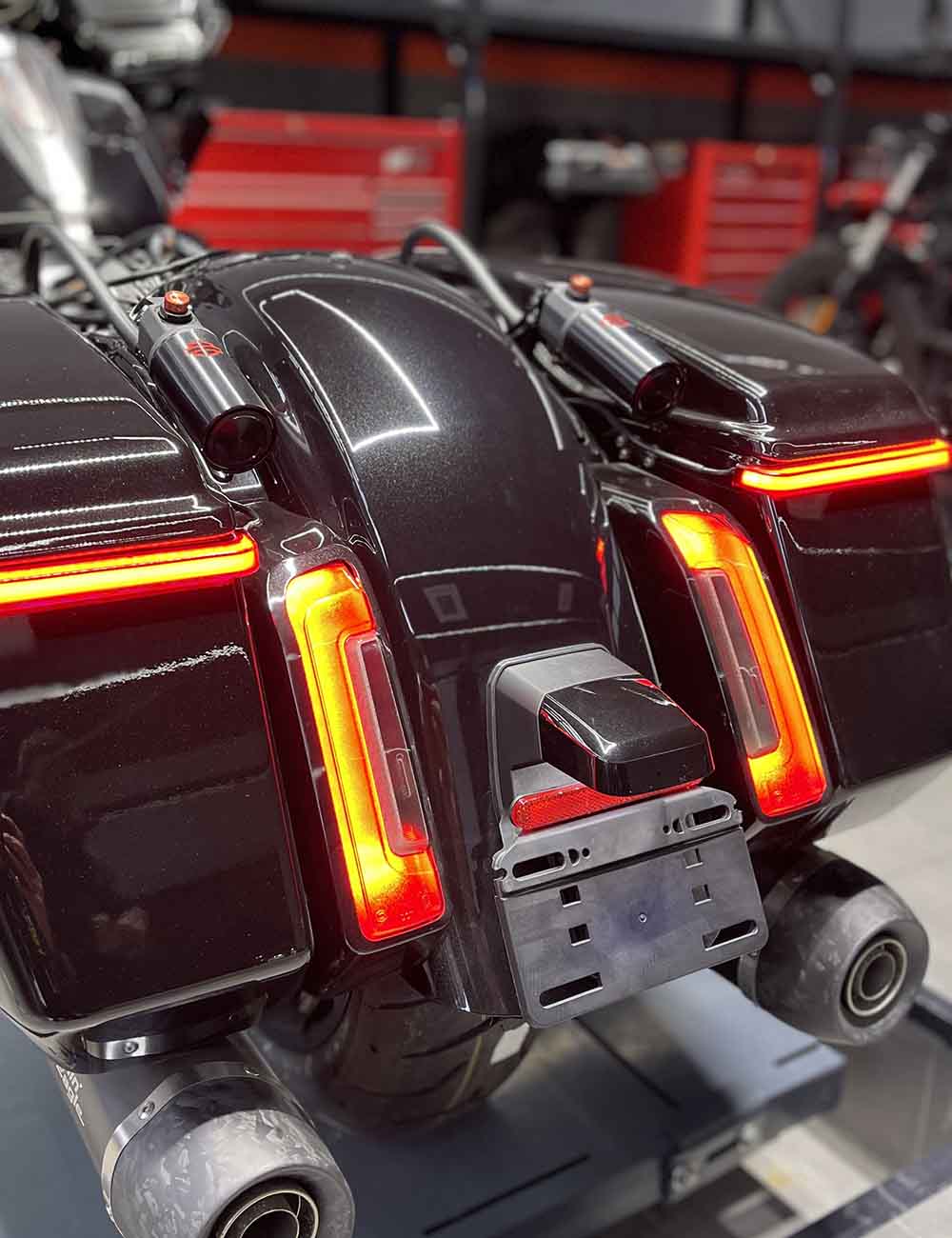LED Saddlebag Tail Lights for 2023-2025 Harley Touring Street Glide Road Glide - Image 6