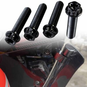 Titanium Alloy Motorcycle Fairing Air Deflector Bolts | Harley 2024-after Road Glide Street Glide, 2023-after CVO Road Glide/CVO Street Glide, 2024-after CVO Road Glide ST