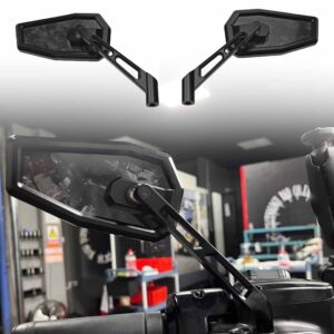Motorcycle Rear View Mirror Carbon Fiber | Aluminum |120° Adjustable Lightweight | Harley Davidson Universal Model
