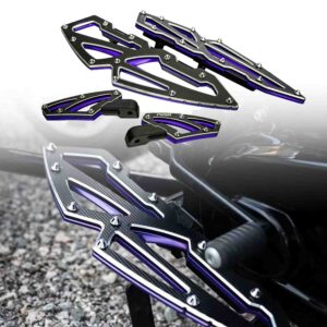 Front and Rear Foot Pegs Kits | Anti-Slip | Aluminum | Harley Davidson 2000-2025 Softail, 1999-2025 Touring