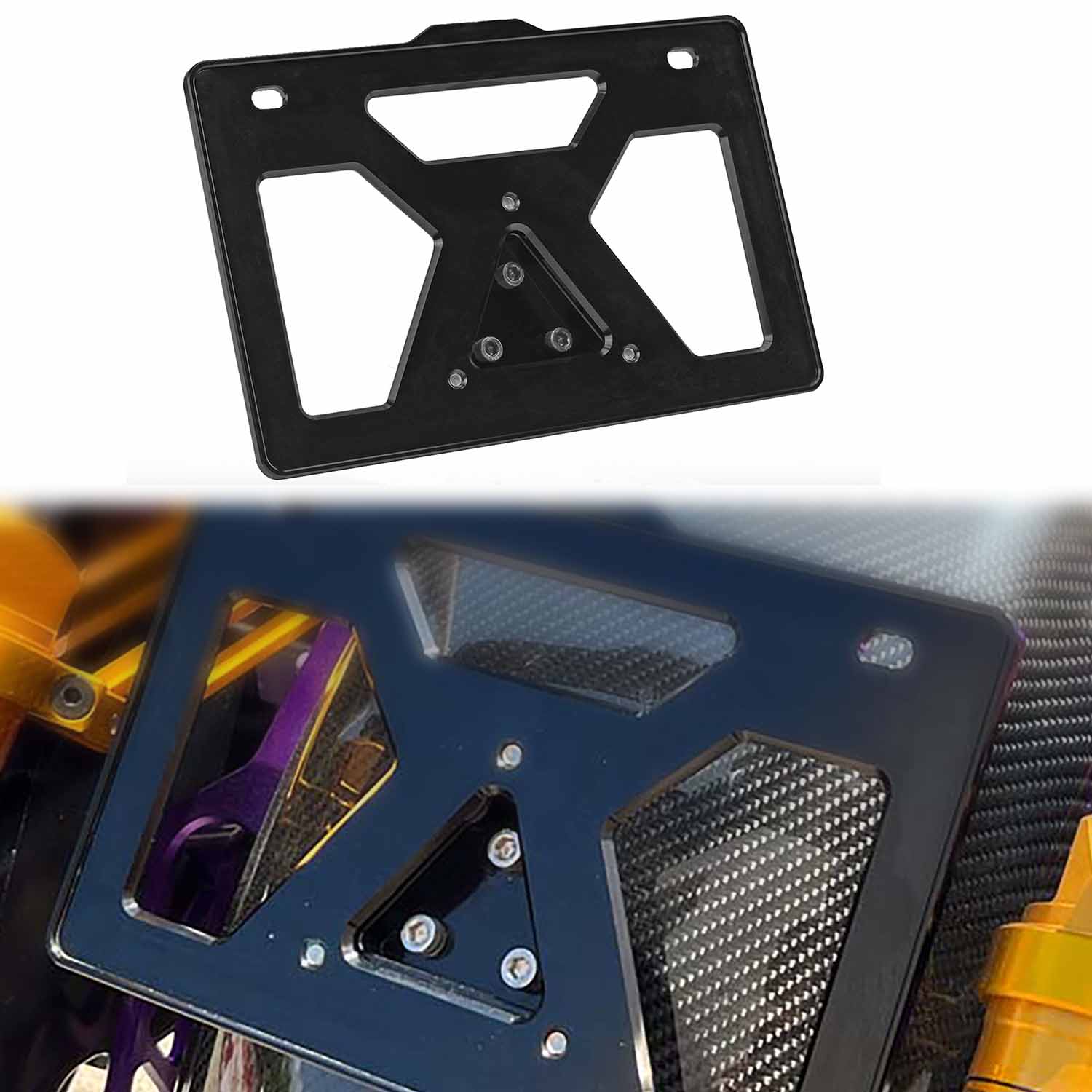 Rear License Plate Bracket | Aluminum Alloy | Harley 2018-after Low Rider/S, 2022-after Low Rider ST
