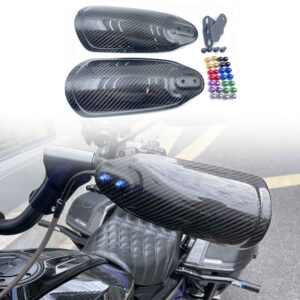 Carbon Fiber Handguards | Harley 2017-2023 Street Glide Road Glide Road King, 2024-after 117 Street Glide/Road Glide, 121CVO/ 121ST, 2018-2024 Softail