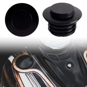Hidden & Pop-up Gas Fuel Tank Cap Kit | Aluminum Alloy | Harley Softail 2018-2020 Deluxe, 2018-2021 Fat Boy/Heritage Classic/Sport Glide/Slim/Low Rider