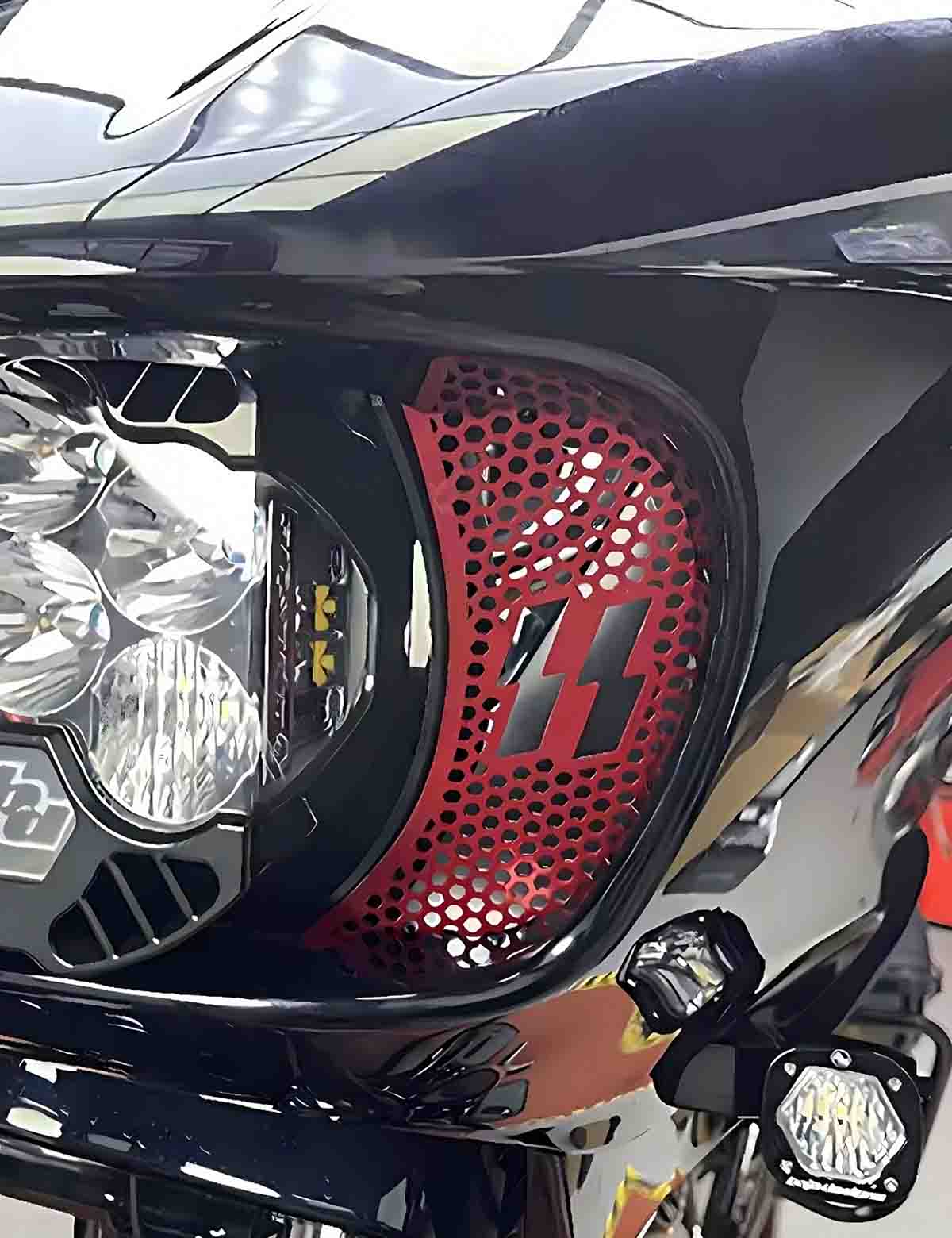 Motorcycle Fairing Mesh Grill Side Vent Screen | Harley 2015-2025 Road Glide CVO Road Glide Ultra - Image 5