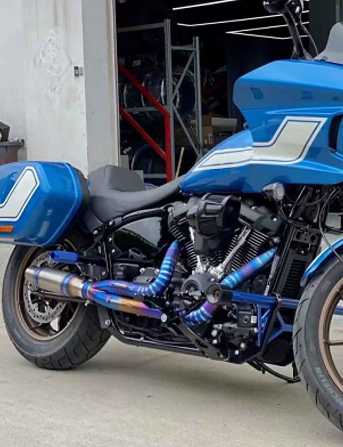 Racing Rear Crash Bar | Highway Engine Guard | 6061-T6 Aluminum Alloy | Harley 2018-after Softail Models - Image 5