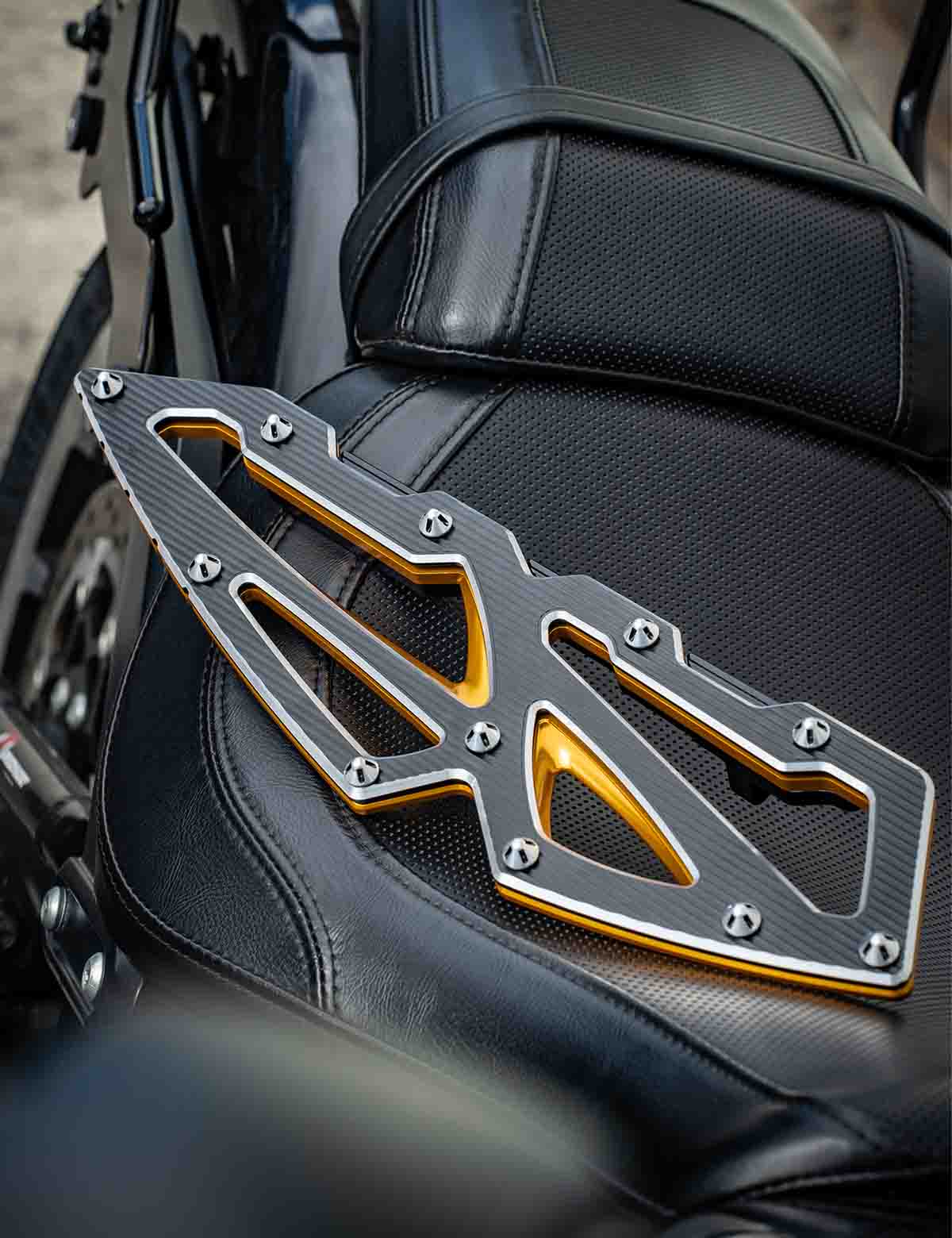 Front and Rear Foot Pegs Kits | Anti-Slip | Aluminum | Harley Davidson 2000-2025 Softail, 1999-2025 Touring - Image 8