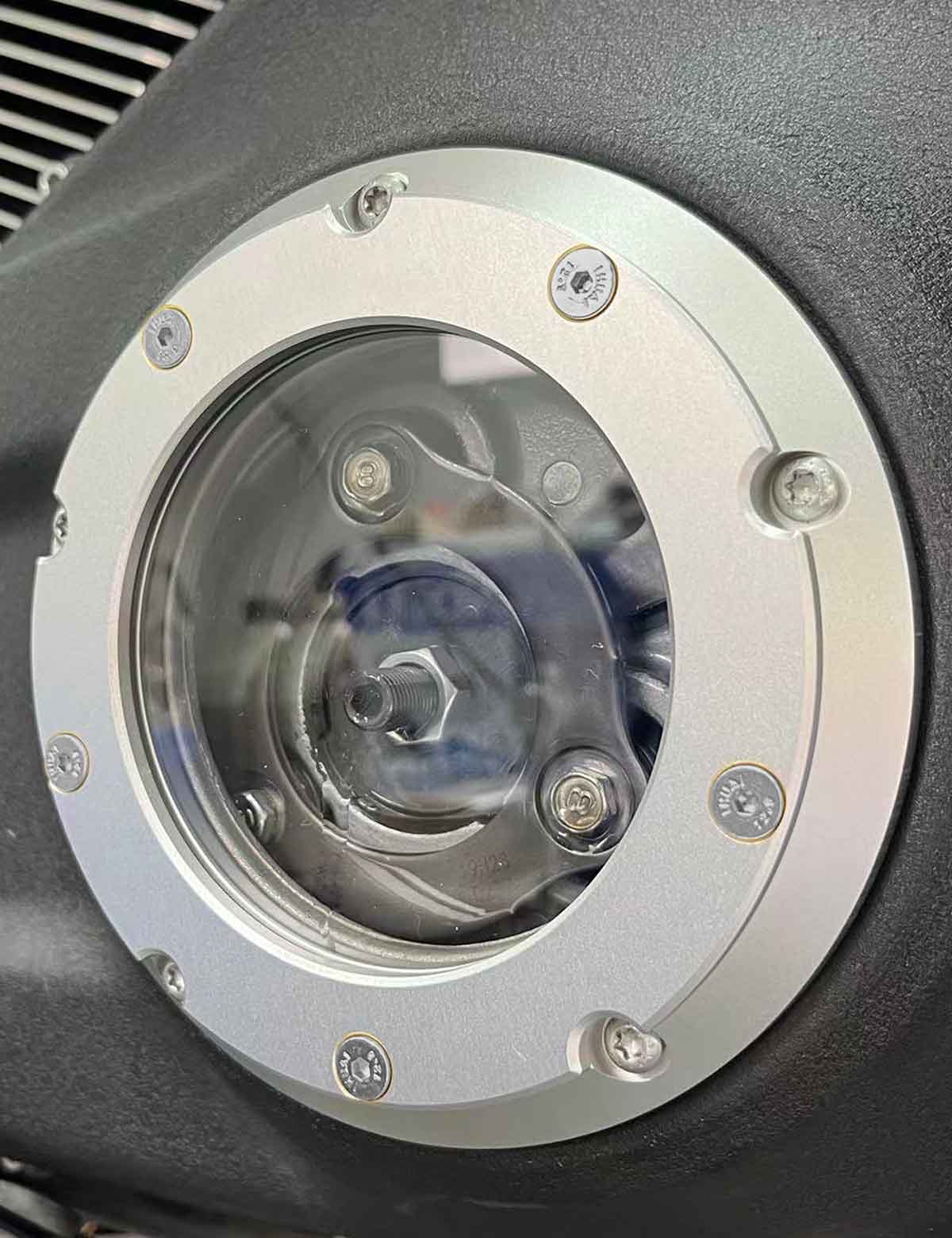 Transparent Derby Cover / Pressure Plate | Harley M8 Engine 2017-after Touring Model, 2020-after Softail Model - Image 4