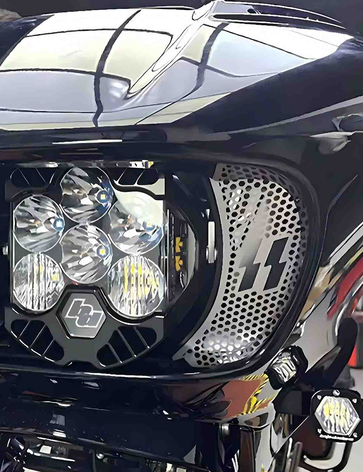 Motorcycle Fairing Mesh Grill Side Vent Screen | Harley 2015-2025 Road Glide CVO Road Glide Ultra - Image 7