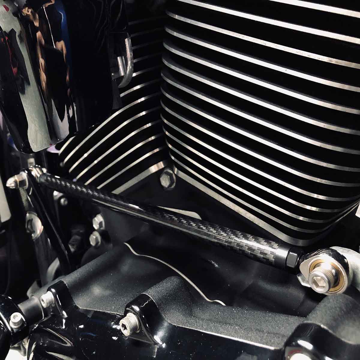 Carbon Fiber Motorcycle Shift Linkage | Harley 1993-2025 Touring, 2018-2025 Softail - Image 4