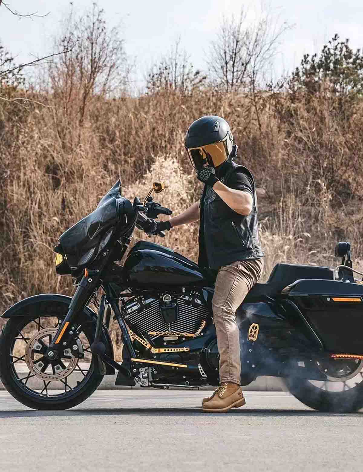 Gear Shift Lever Aluminium Alloy | Harley Front-Control Road Glide Street Glide Road King and CVO Models - Image 2