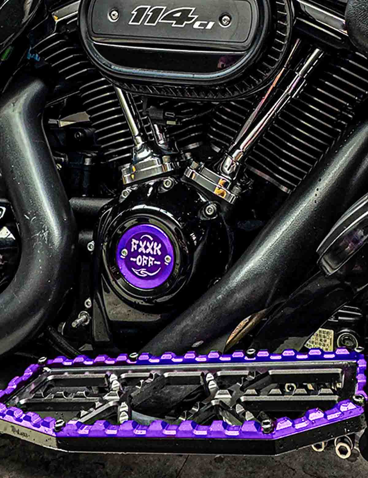Driver Floorboards Footpegs | 2014-after Harley Touring Road Glide, Street Glide, Road King Models - Image 4