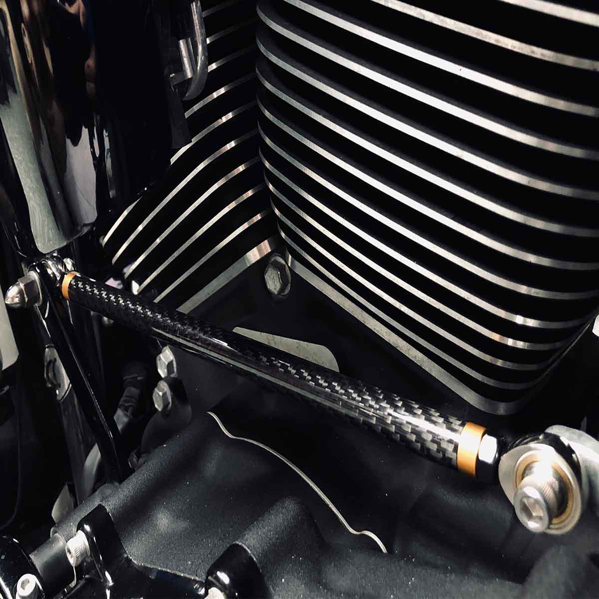 Carbon Fiber Motorcycle Shift Linkage | Harley 1993-2025 Touring, 2018-2025 Softail - Image 5