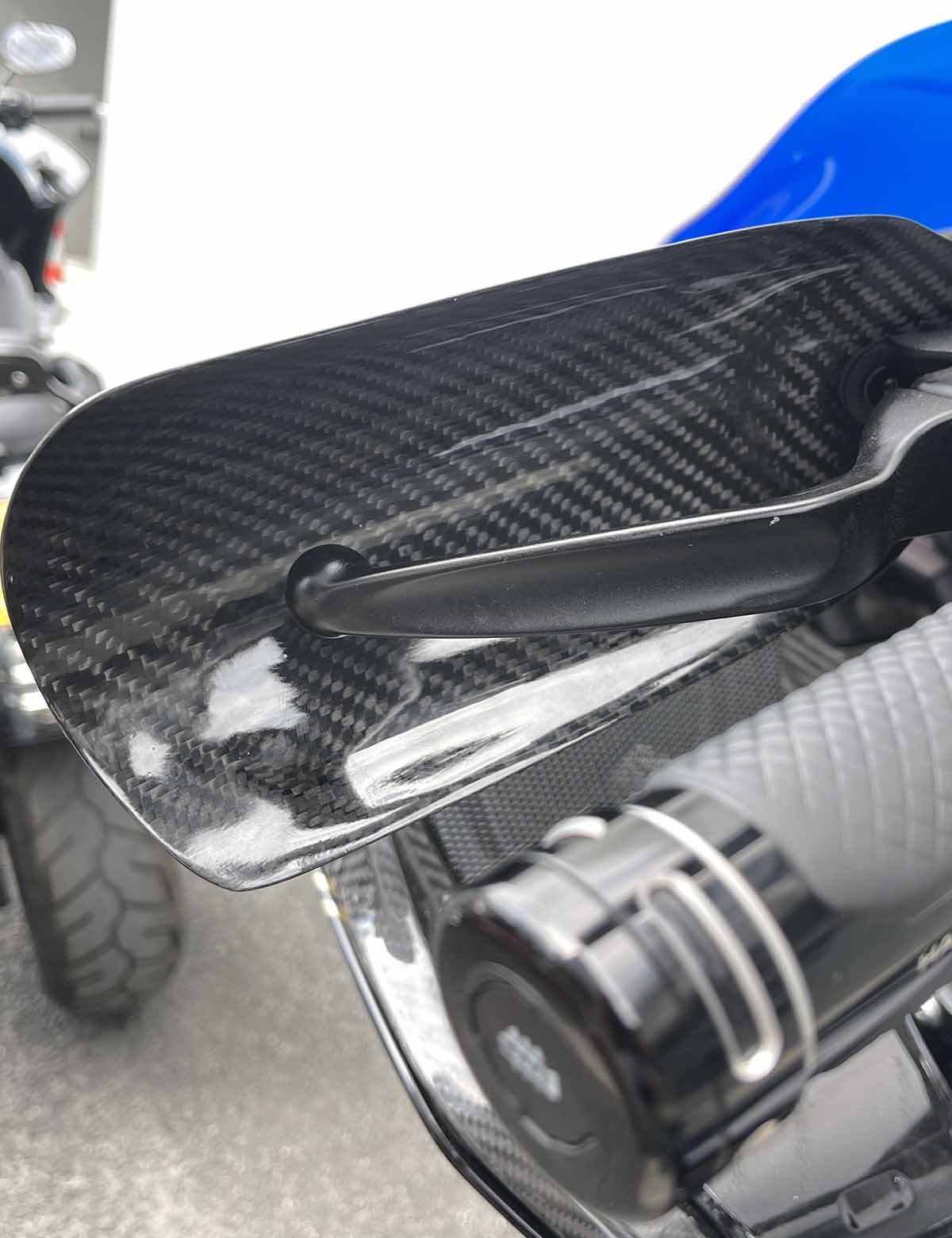 Carbon Fiber Handguards | Harley 2017-2023 Street Glide Road Glide Road King, 2024-after 117 Street Glide/Road Glide, 121CVO/ 121ST, 2018-2024 Softail - Image 9