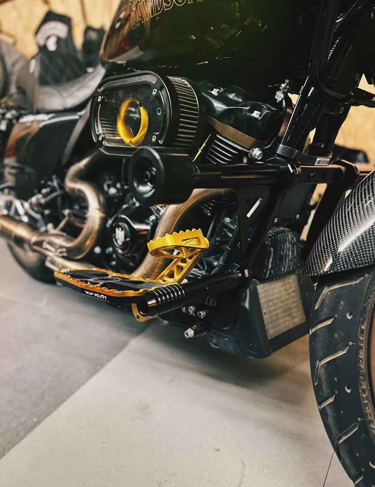 Racing Front Rear Crash Bar | Highway Engine Guard | Harley 2009-after Touring Models - Image 9