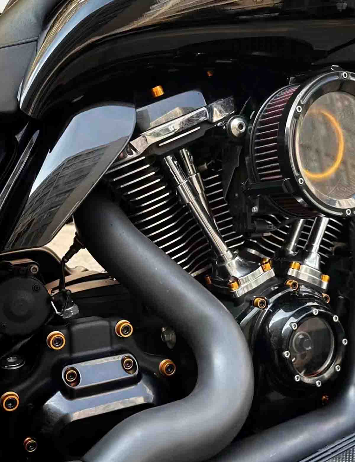 79PCS Engine Dress Up Bolts Kit with Colored Caps | Stainless Steel | Harley 2017-after Touring, 2018-after Softail Models - Image 13