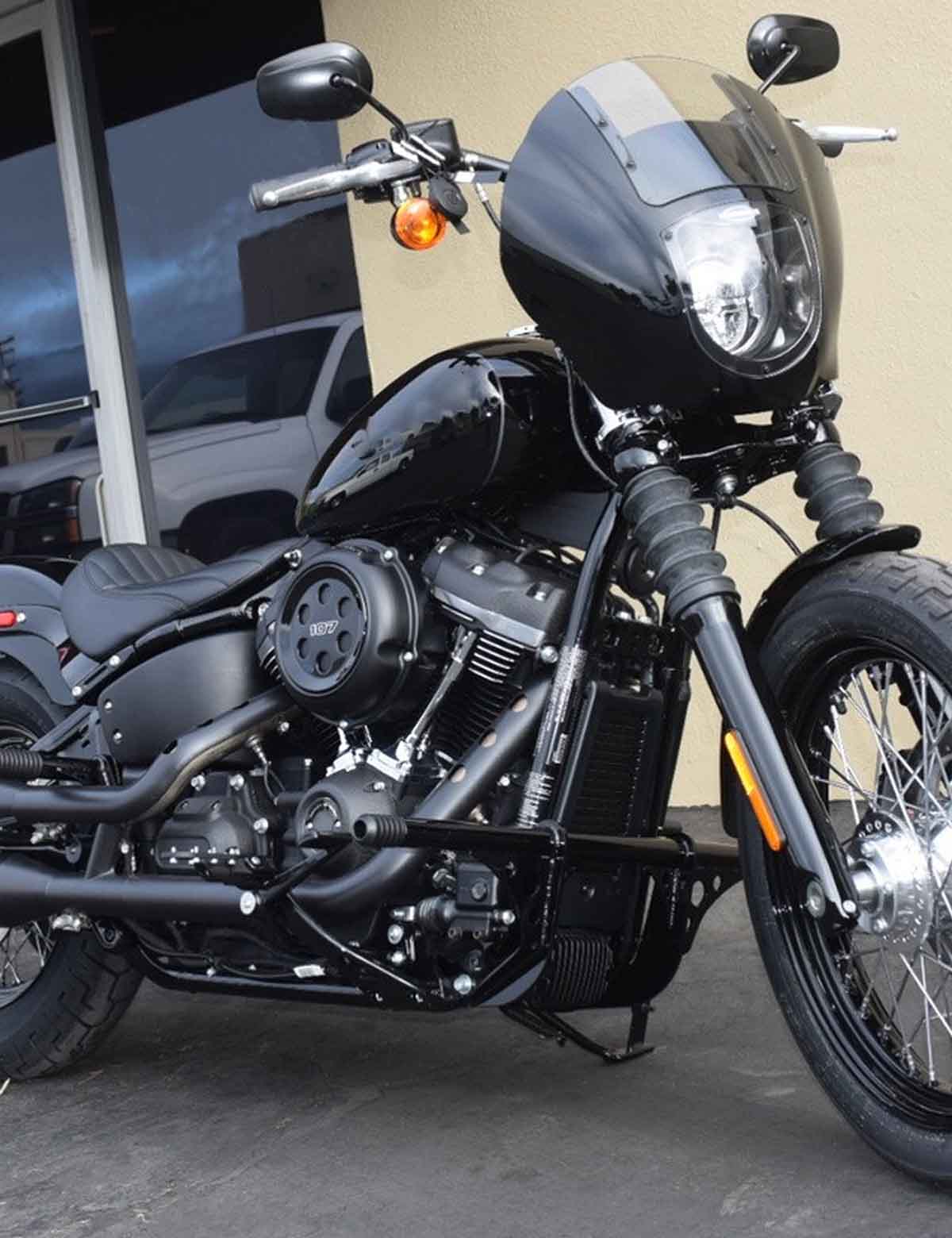 Crash Bar Engine Guard | TIG Welded Steel Highway Bar | Harley Softail Models Without Forward Controls Footpegs - Image 2