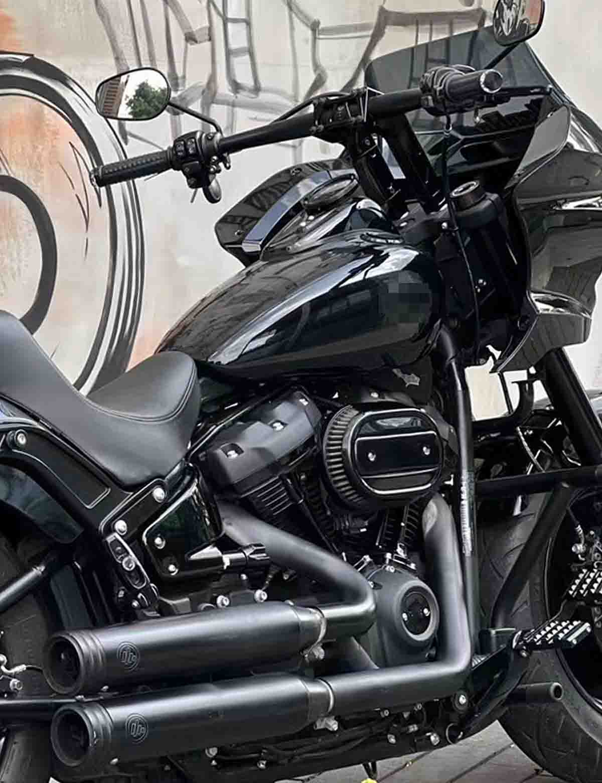 T-Bar Handlebars | Aluminum Alloy | 2" & 4" Rise Height, 1" & 1.25" & 1.5" Clamp Diameter | Internal Wiring Handlebars | All Harley Motorcycle - Image 10