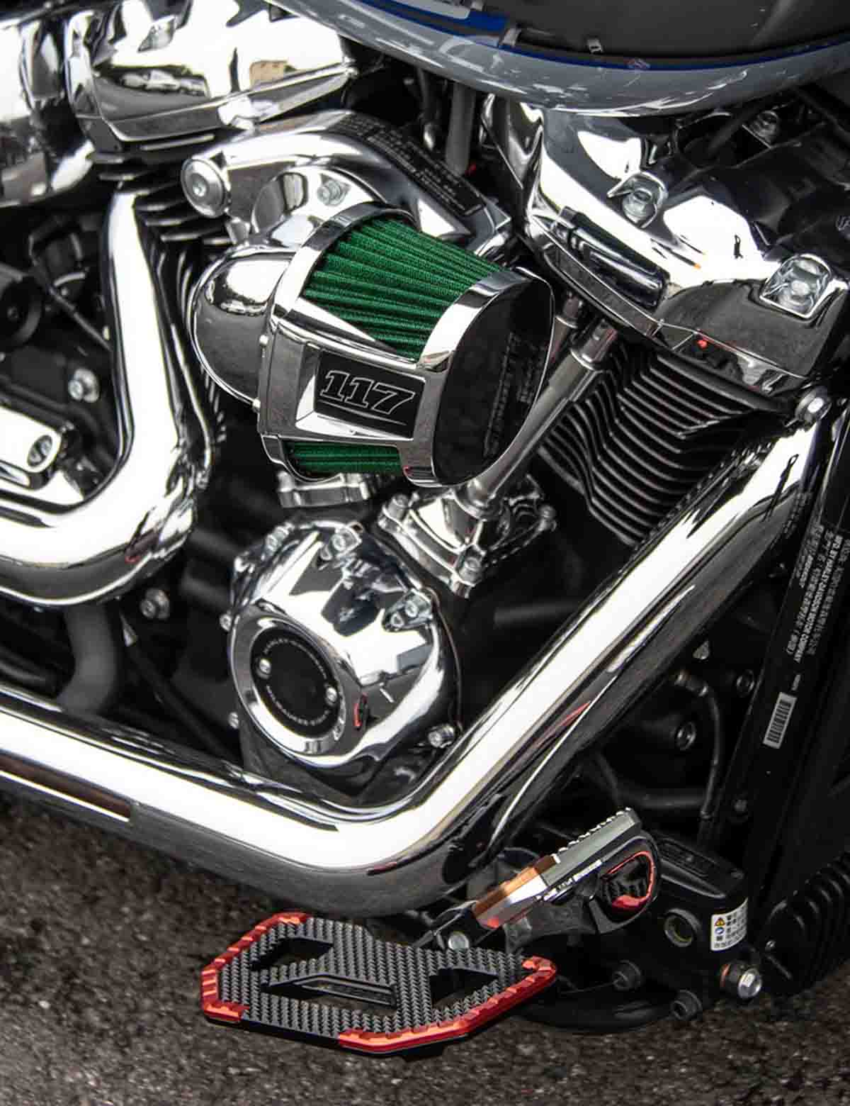 High Performance Engine Air Filter | High Air Flow Air Cleaner | 2018-after Softail, 2017-after Touring - Image 7