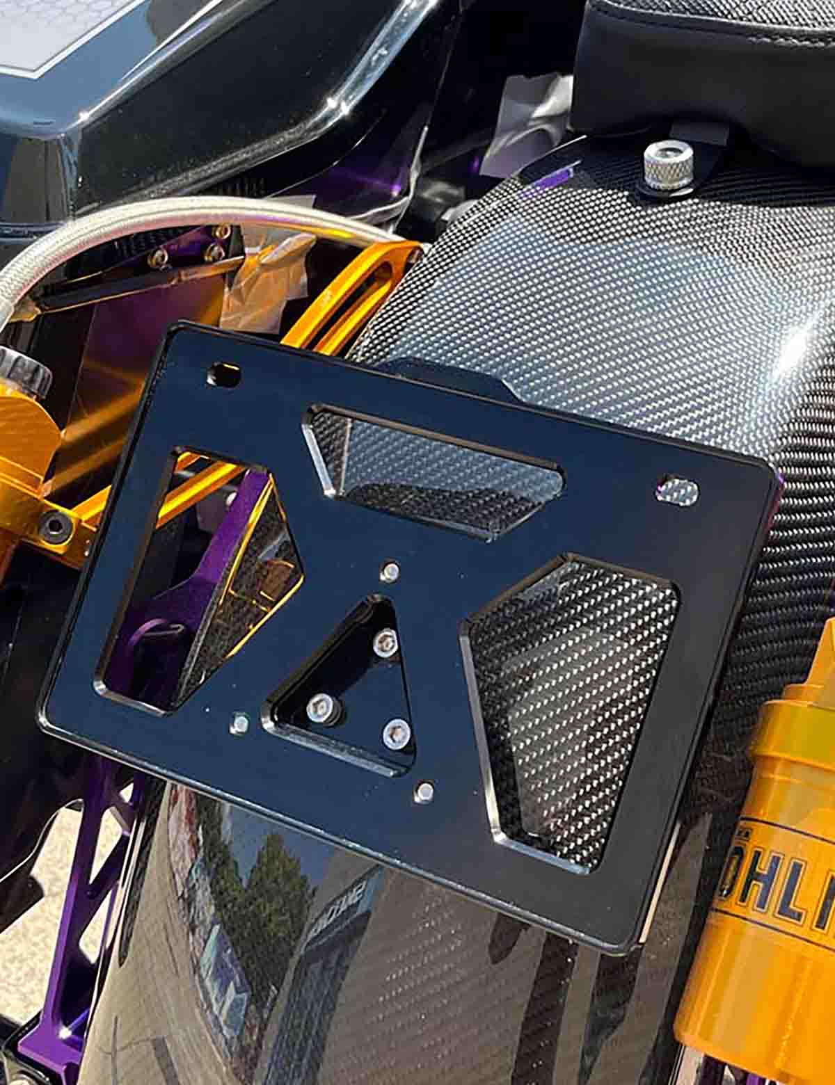 Rear License Plate Bracket | Aluminum Alloy | Harley 2018-after Low Rider/S, 2022-after Low Rider ST - Image 4