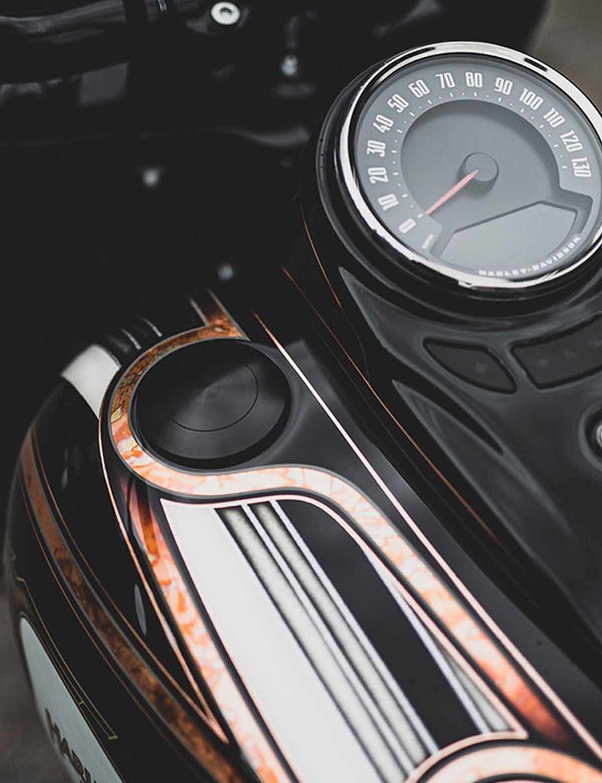Hidden & Pop-up Gas Fuel Tank Cap Kit | Aluminum Alloy | Harley Softail 2018-2020 Deluxe, 2018-2021 Fat Boy/Heritage Classic/Sport Glide/Slim/Low Rider - Image 3