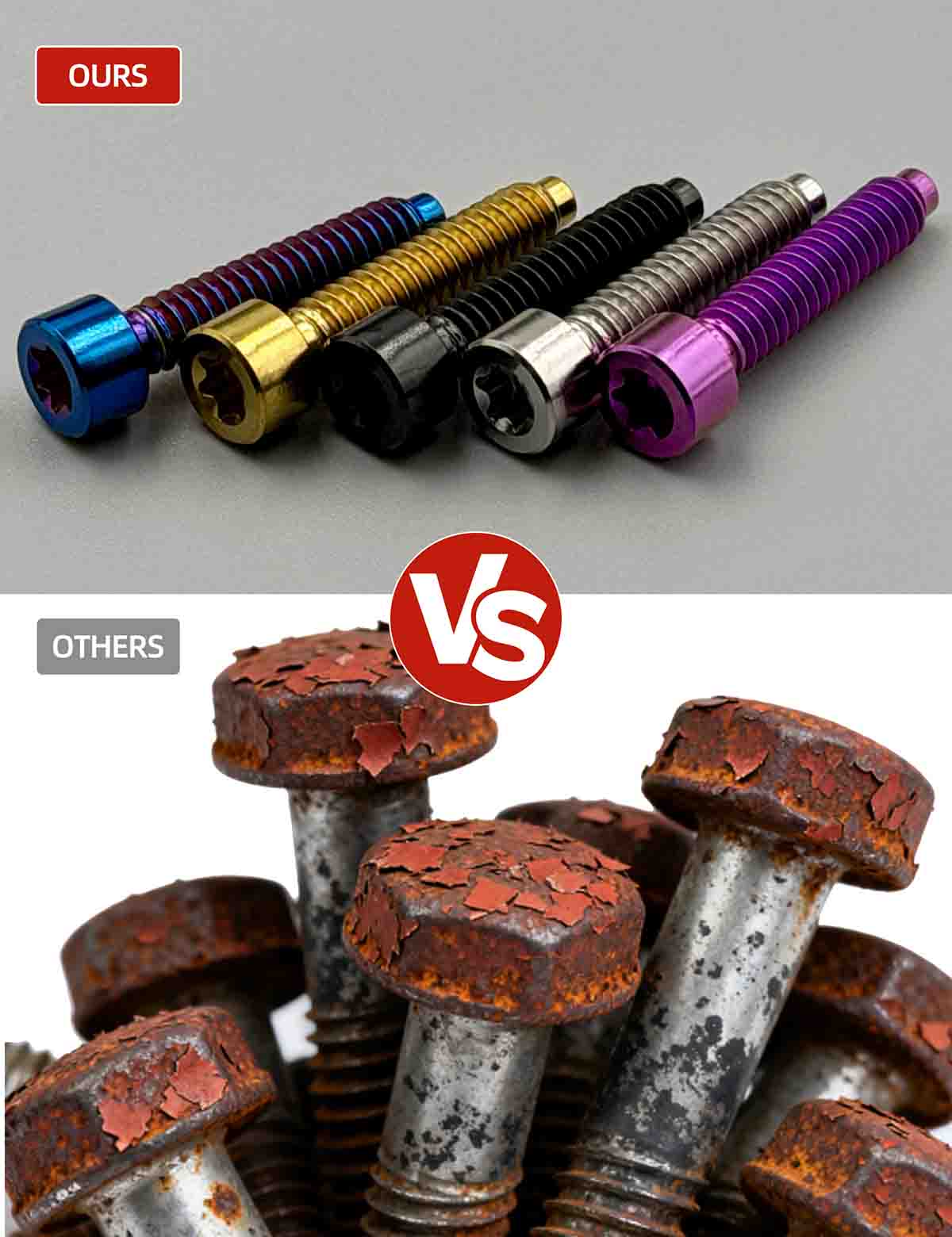 6 Pcs Titanium Alloy Motorcycle Windshield Bolts | Harley 2022-2025 Low Rider ST - Image 2