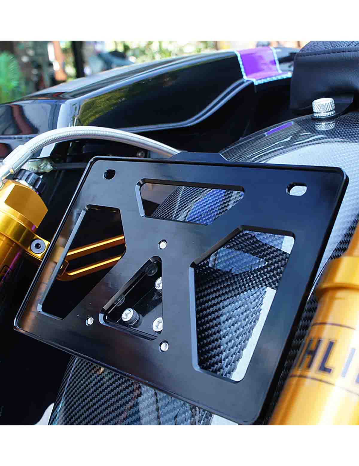 Rear License Plate Bracket | Aluminum Alloy | Harley 2018-after Low Rider/S, 2022-after Low Rider ST - Image 6