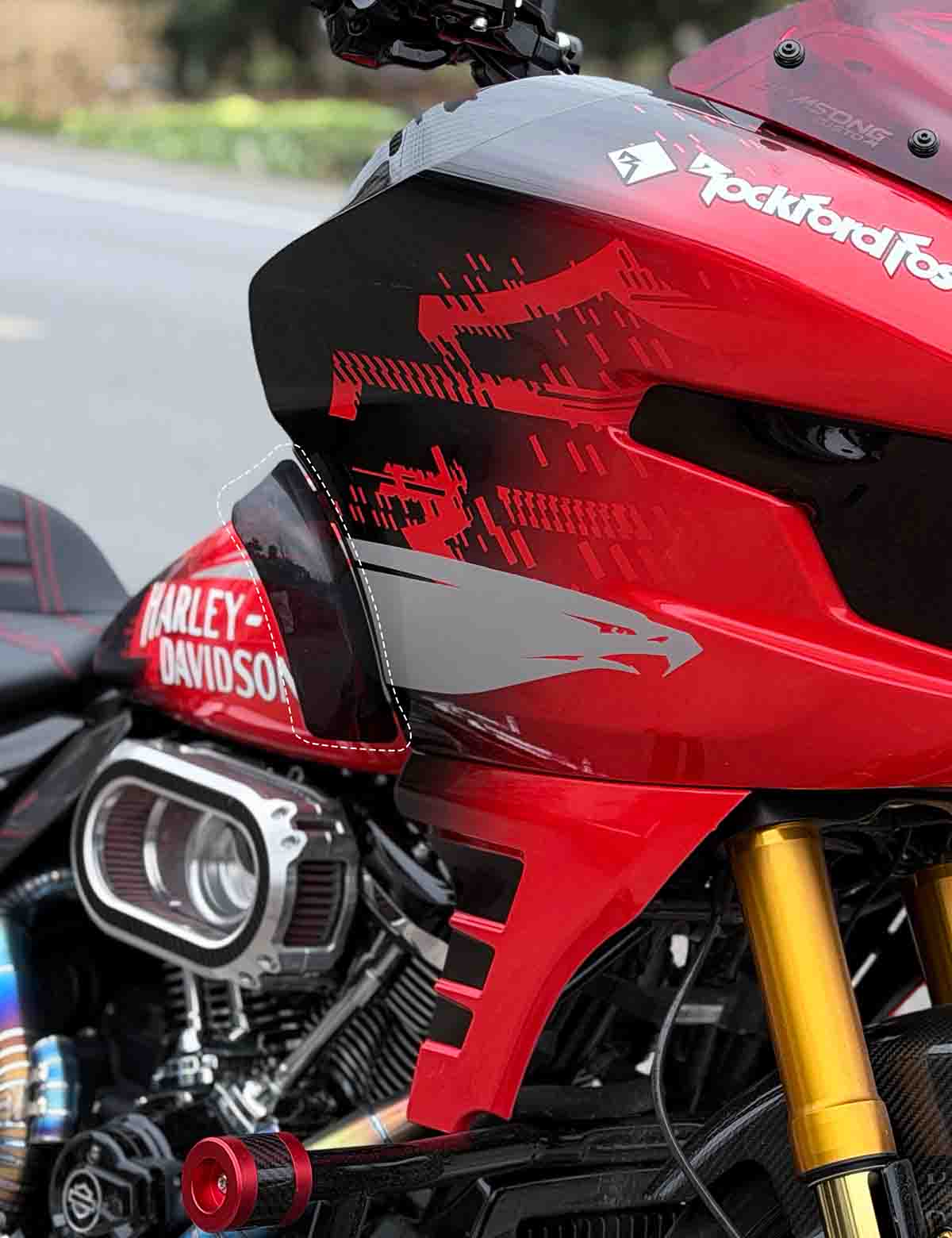 Titanium Alloy Motorcycle Fairing Air Deflector Bolts | Harley 2024-after Road Glide Street Glide, 2023-after CVO Road Glide/CVO Street Glide, 2024-after CVO Road Glide ST - Image 3