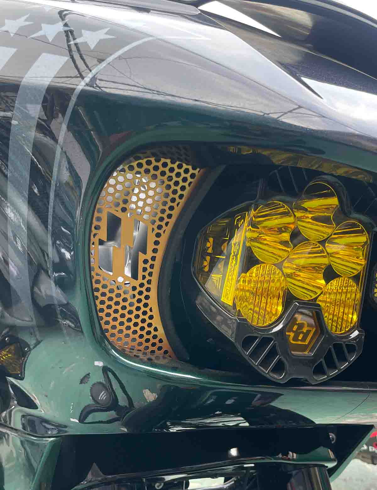 Motorcycle Fairing Mesh Grill Side Vent Screen | Harley 2015-2025 Road Glide CVO Road Glide Ultra - Image 2