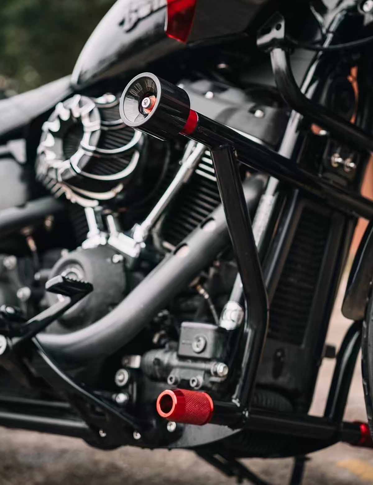 Racing Crash Bar | Highway Engine Guard | Stainless Steel | Harley 2018-after Softail Models - Image 2