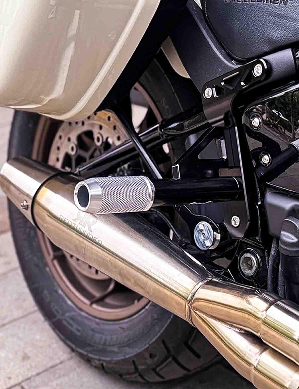 Racing Rear Crash Bar | Highway Engine Guard | 6061-T6 Aluminum Alloy | Harley 2018-after Softail Models - Image 2