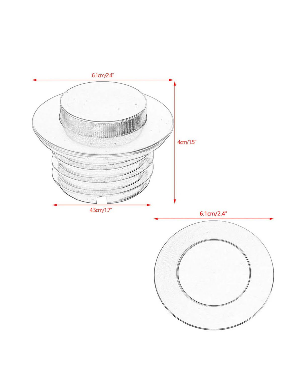 Hidden & Pop-up Gas Fuel Tank Cap Kit | Aluminum Alloy | Harley Softail 2018-2020 Deluxe, 2018-2021 Fat Boy/Heritage Classic/Sport Glide/Slim/Low Rider - Image 6