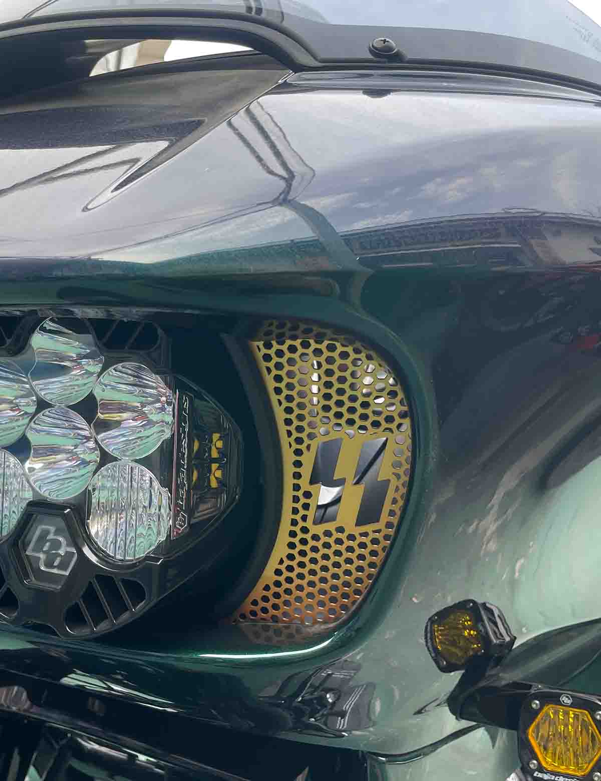 Motorcycle Fairing Mesh Grill Side Vent Screen | Harley 2015-2025 Road Glide CVO Road Glide Ultra - Image 3