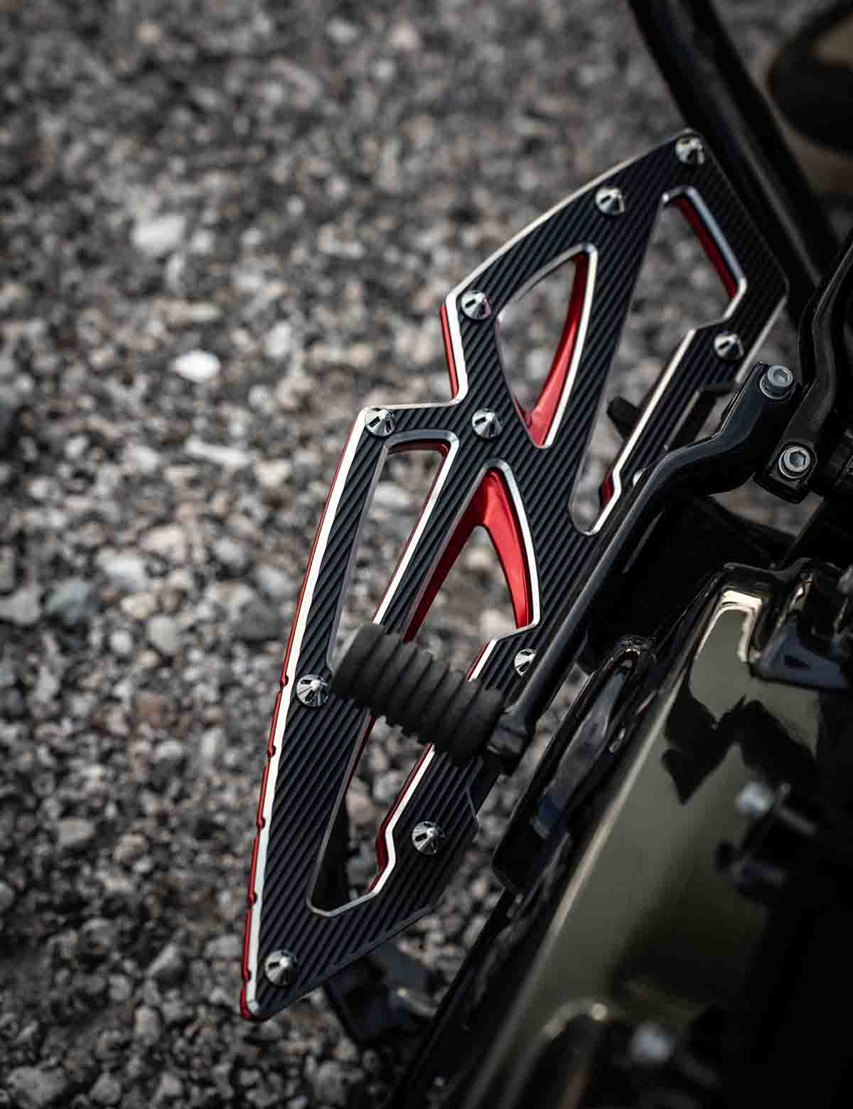 Front and Rear Foot Pegs Kits | Anti-Slip | Aluminum | Harley Davidson 2000-2025 Softail, 1999-2025 Touring - Image 5
