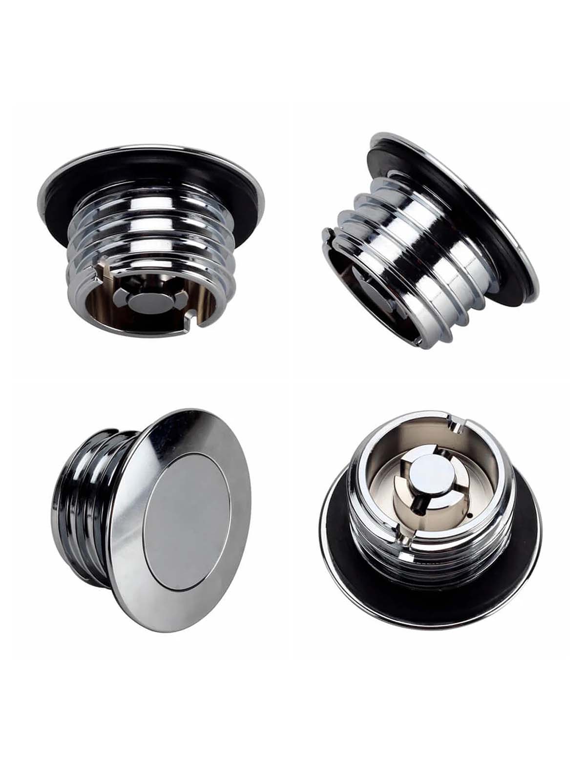Hidden & Pop-up Gas Fuel Tank Cap Kit | Aluminum Alloy | Harley Softail 2018-2020 Deluxe, 2018-2021 Fat Boy/Heritage Classic/Sport Glide/Slim/Low Rider - Image 8