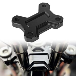 2" Pullback 1" Rise Handlebar Pullback Riser Clamp T-Bar Riser Adapter | Harley Touring Road Glide Street Glide Softail Models