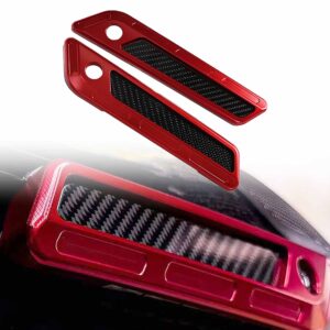 Saddlebag Hinge Latch Cover | Carbon Fiber&Aluminium Alloy | Harley 2014-2026 Touring Models