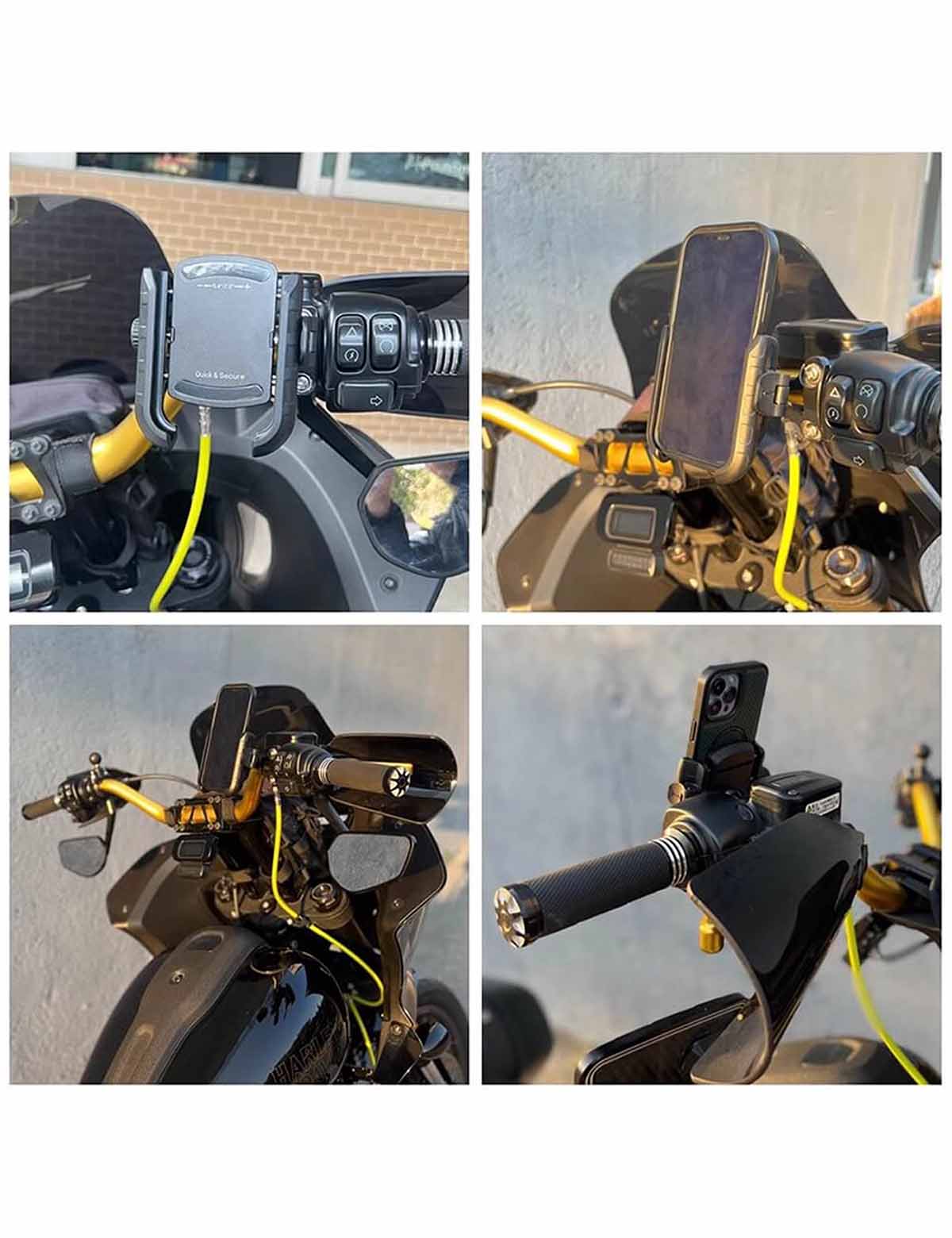 Motorcycle Phone Holder Mount | 2021-2025 Harley Pan America Sportster S Nightster RA1250S RH1250S RH975 - Image 2