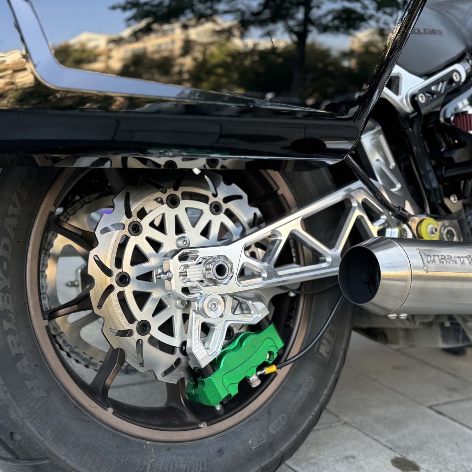 108mm Rear Radial Brake Caliper Mounts | Harley Davidson 2018-after Softail - Image 2