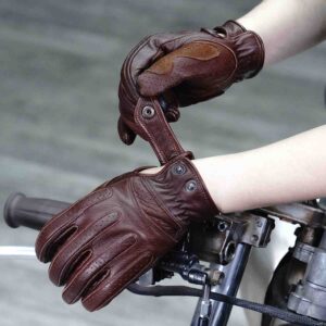 Premium Sheepskin Motorcycle Gloves | All Season Breathable Touchscreen