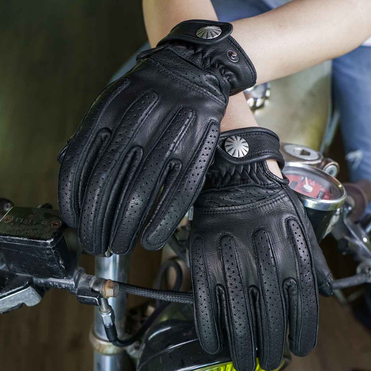 Premium Sheepskin Motorcycle Gloves | All Season Breathable Touchscreen - Image 4