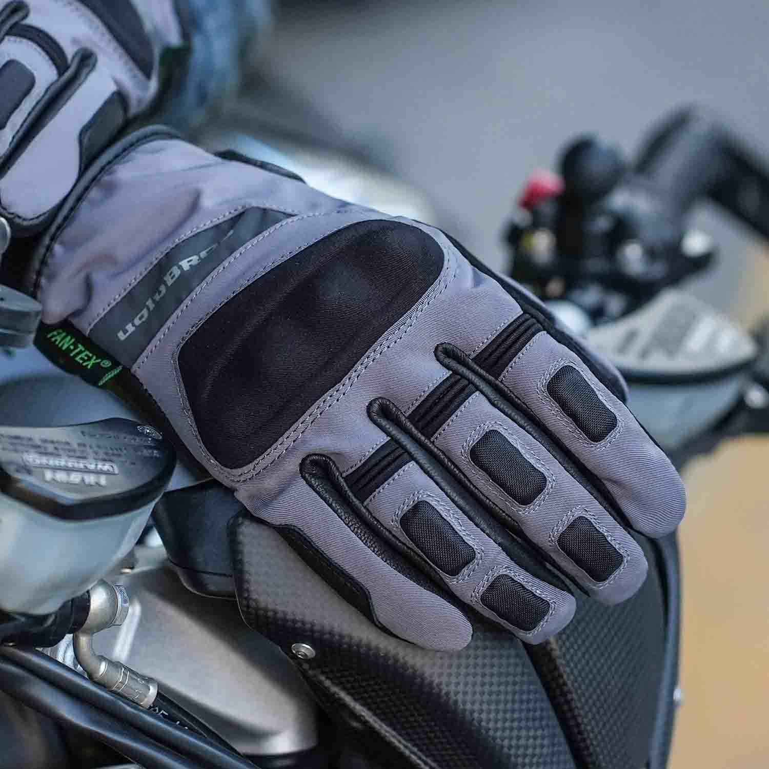 Winter Waterproof Sheepskin Motorcycle Gloves | Windproof Warm Touchscreen