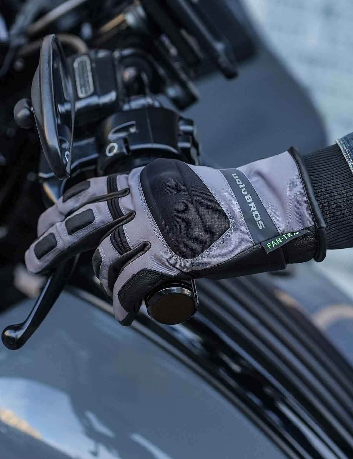Winter Waterproof Sheepskin Motorcycle Gloves | Windproof Warm Touchscreen - Image 2