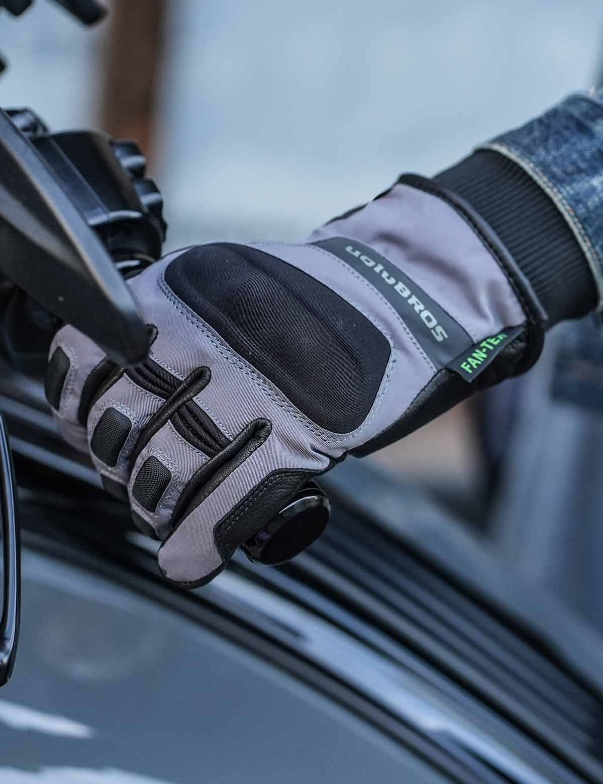 Winter Waterproof Sheepskin Motorcycle Gloves | Windproof Warm Touchscreen - Image 4
