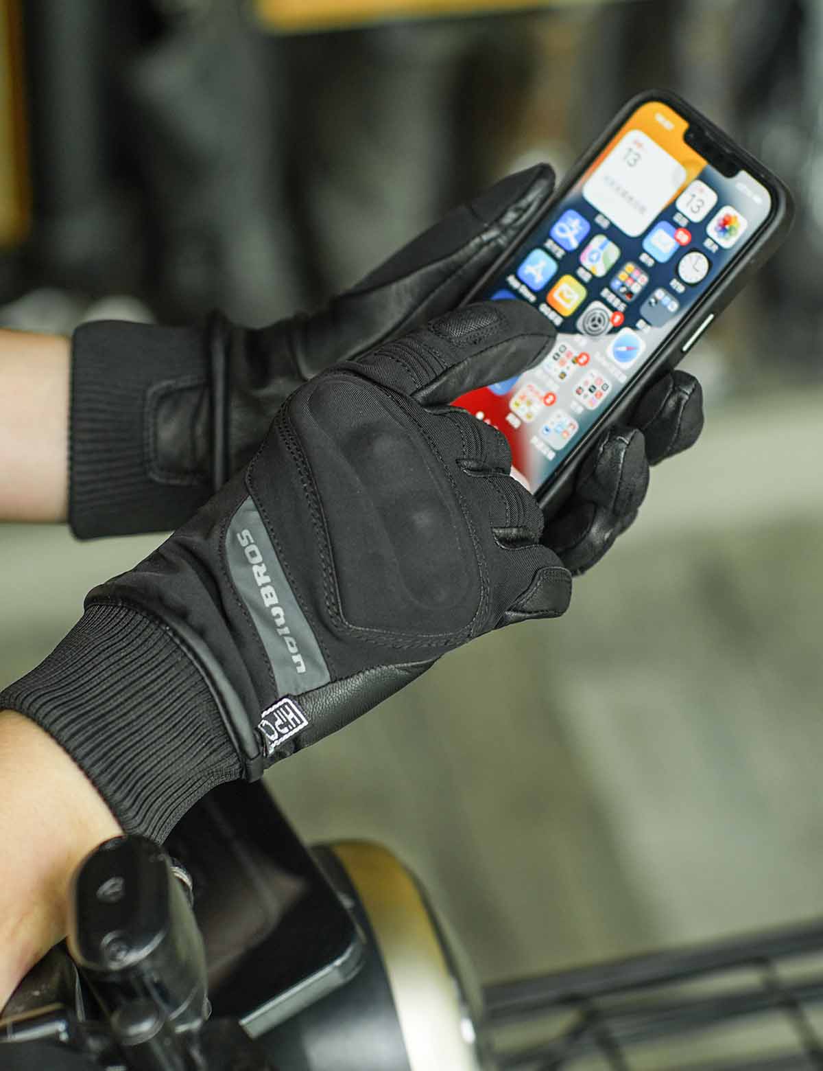Winter Waterproof Sheepskin Motorcycle Gloves | Windproof Warm Touchscreen - Image 5