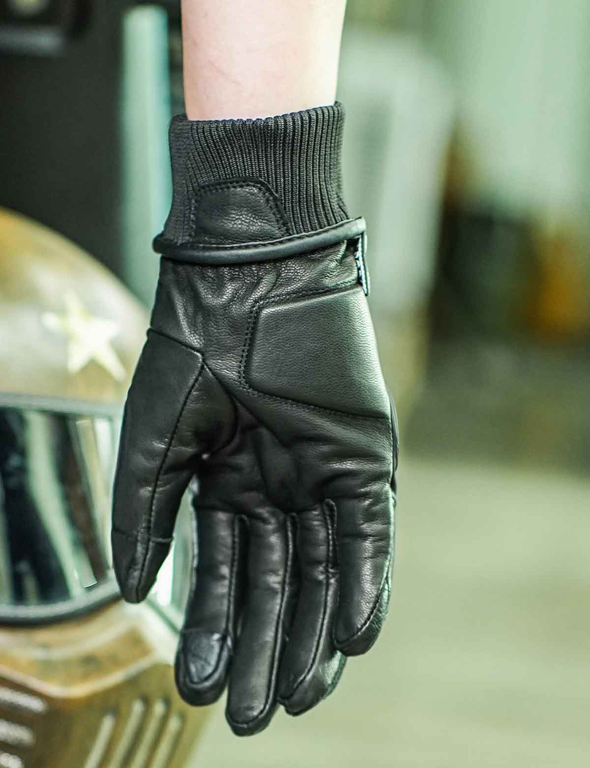 Winter Waterproof Sheepskin Motorcycle Gloves | Windproof Warm Touchscreen - Image 7