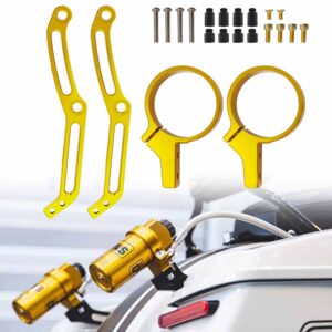 Motorcycle Reservoir Shock Bracket Mount Clamps | 2014-after Harley Touring Models