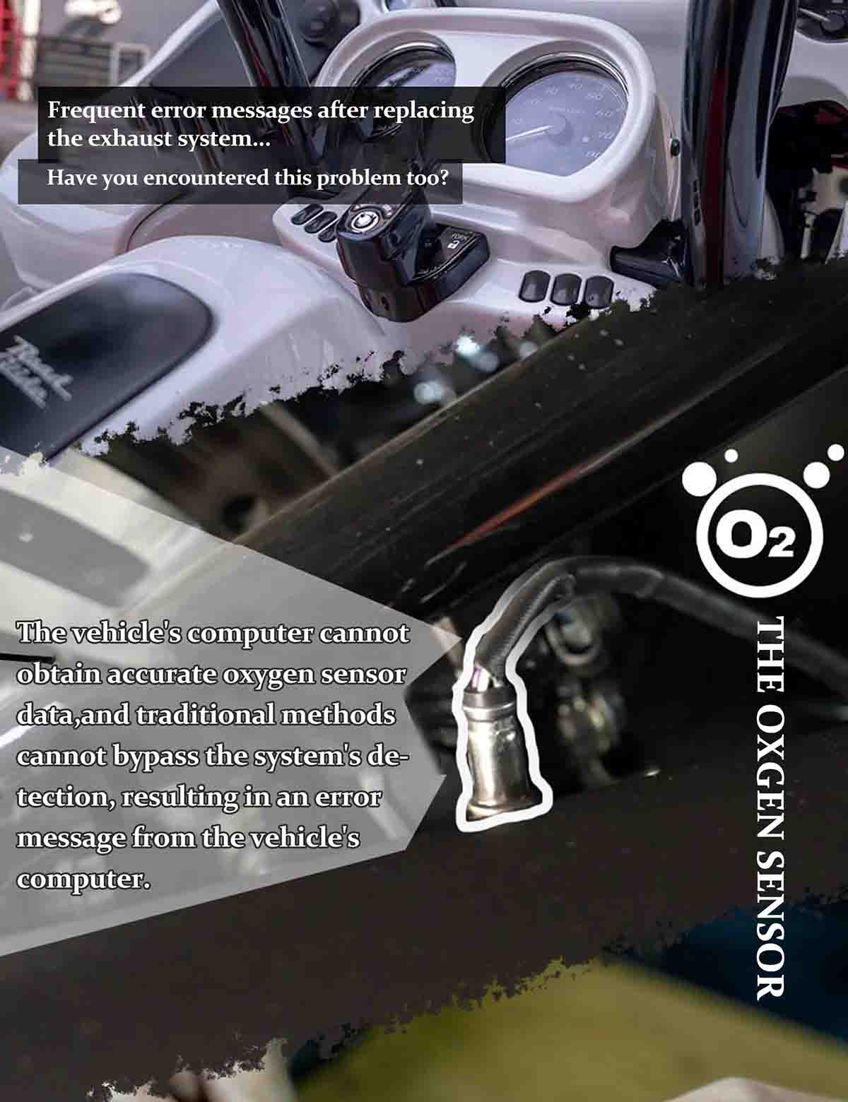 O2 Sensor Simulator for Harley 2021-after Touring Softail Models | Fix Exhaust Check Engine Light, Oxygen Sensor Eliminator - Image 3