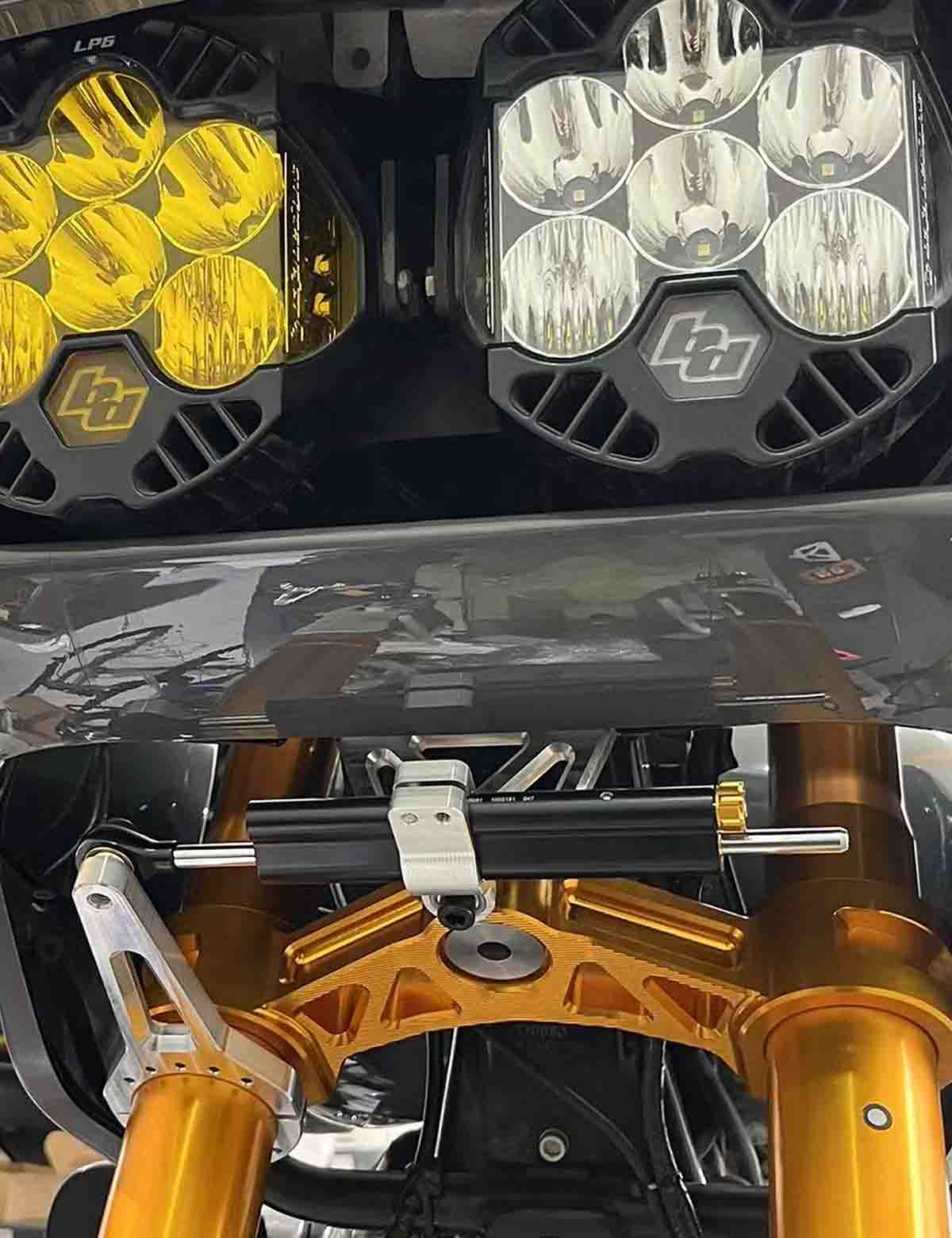 Motorcycle Steering Damper Bracket, Steering Stabilizer Anti Death Wobble | 2014-after Harley Road Glide - Image 6